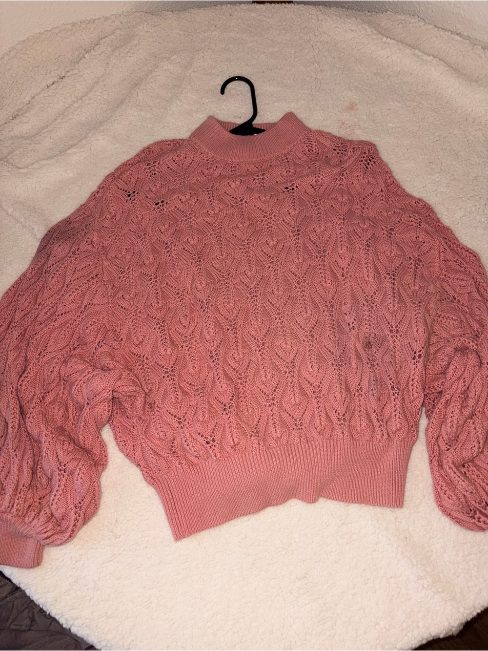 Movement Womenโs Pink Knit Sweater - Small